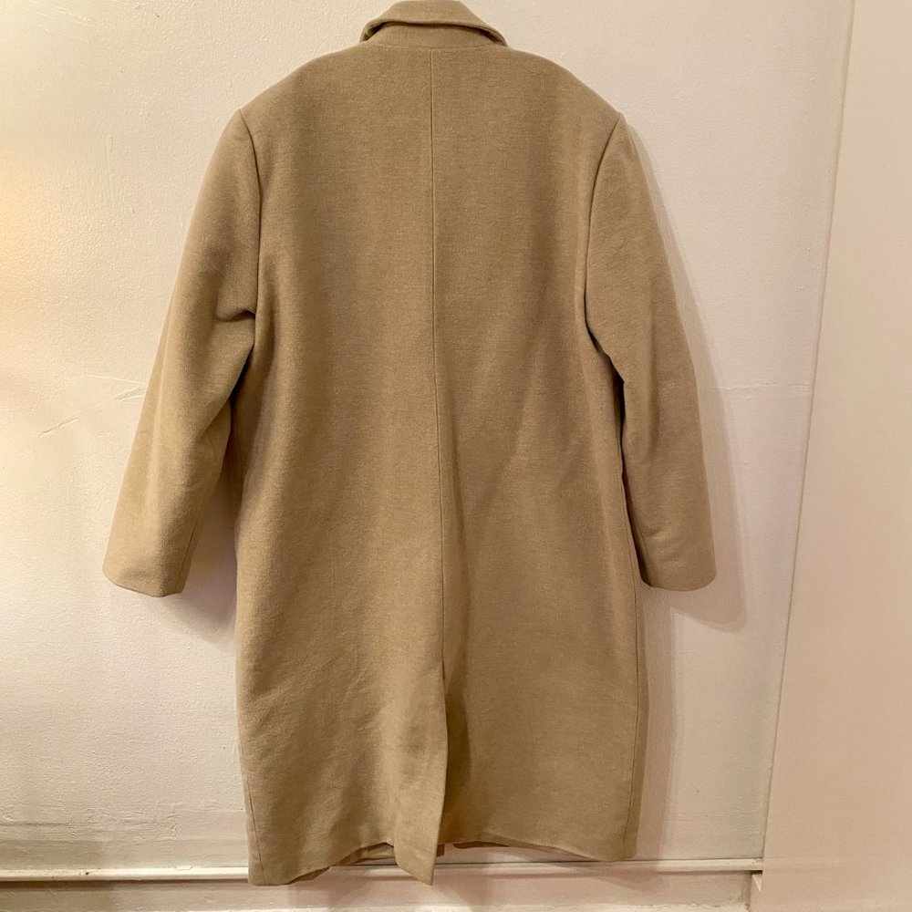 Men's Forever 21 Brushed Notched Longline Coat Size XXL - Picture 3 of 5